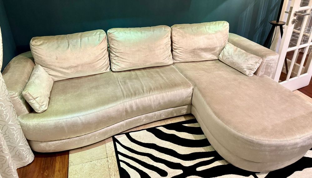 Sofa de 4 lugares com chaise long