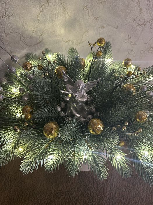 Новорічний букет з підсвіткою