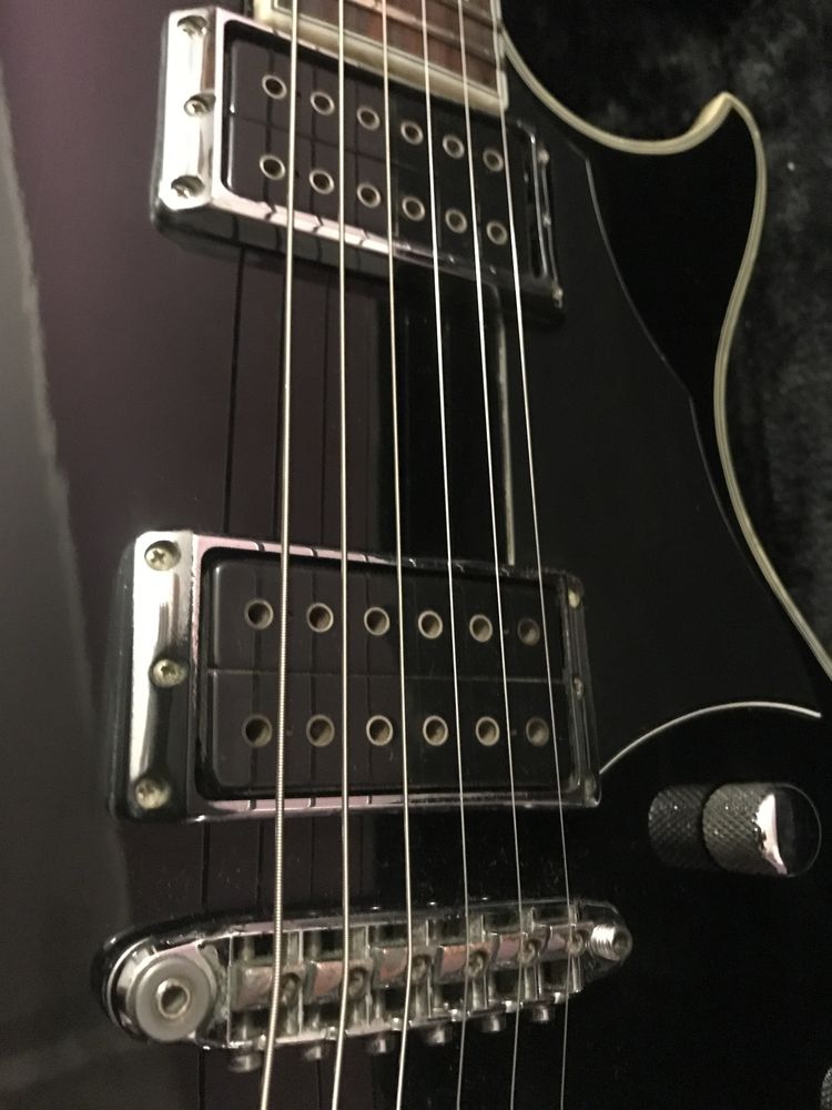 Ibanez Dn500 darkstone, stalowe progi X-jumbo