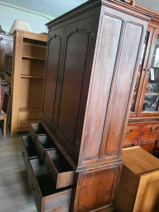 Piękna bieliźniarka szafa drewniana dębowa stylowa solidna FV DOWÓZ