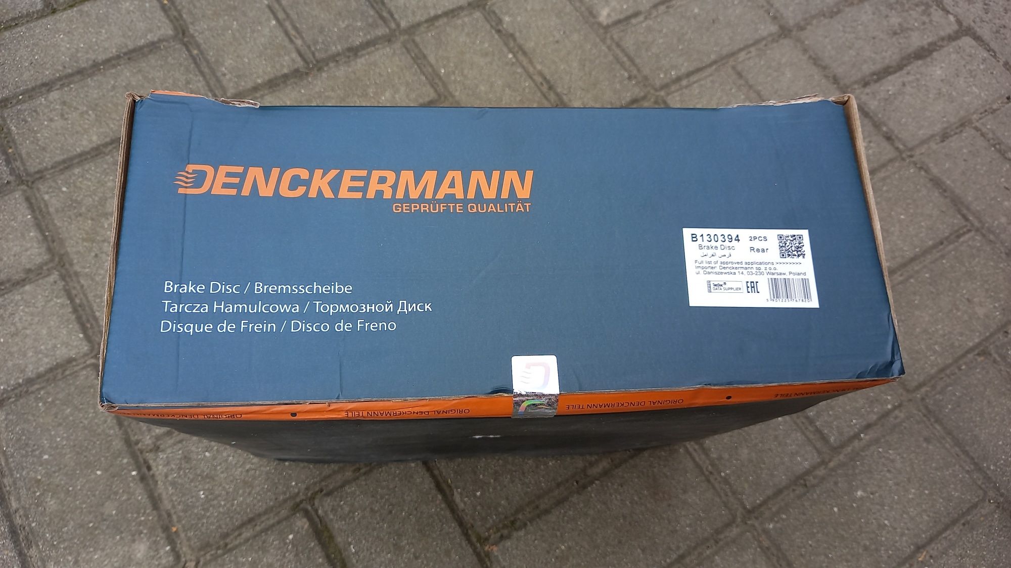 Tarcze i klocki  hamulcowe Denckermann