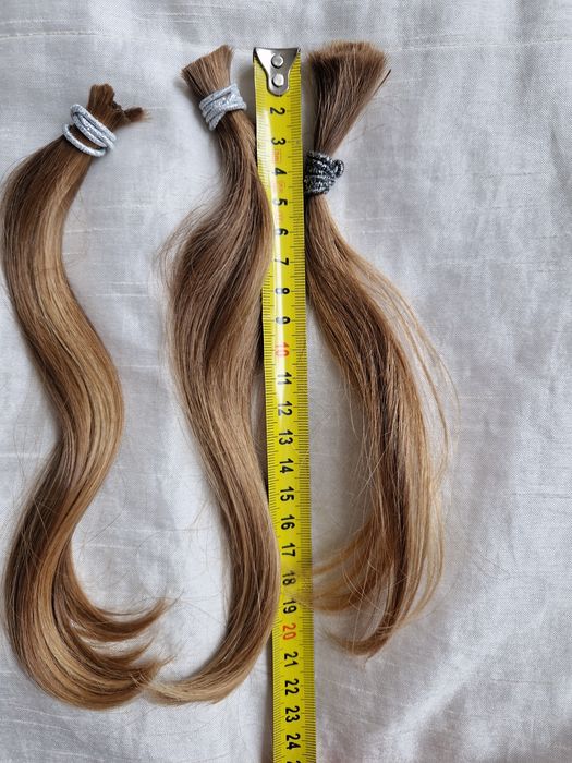 Wlosy dziewicze natulralne blond 24cm