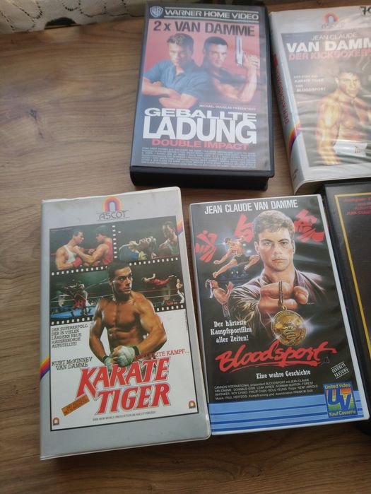 Filmy VHS karate Tiger van dam