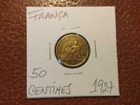 700 Moeda de 50 centimes de 1927 - França