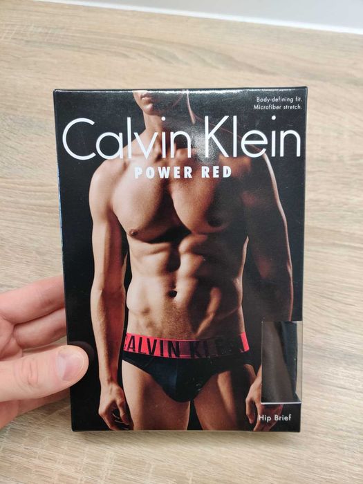 Slipy Calvin Klein Power Red rozm. S