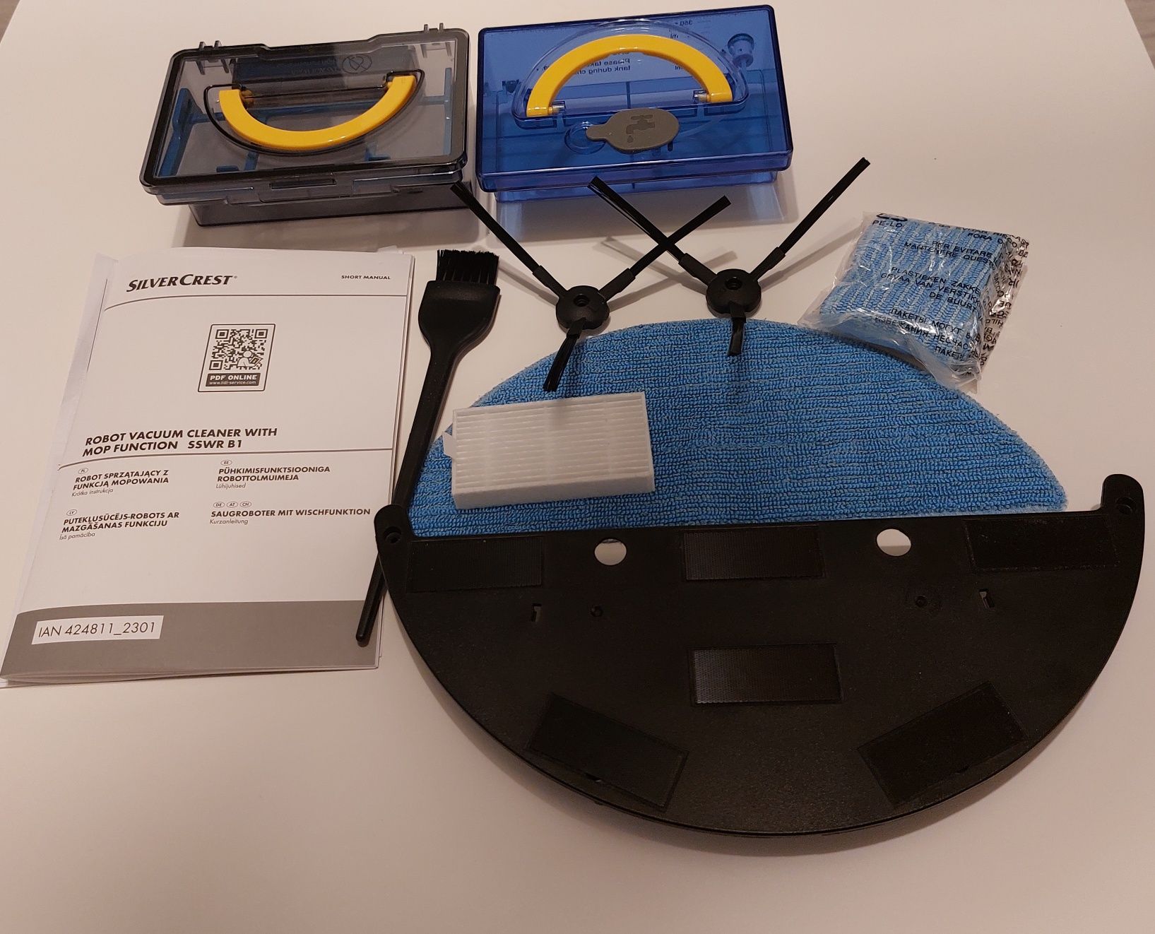 Robot SilverCrest SSWR B1 z funkcja mycia podlog