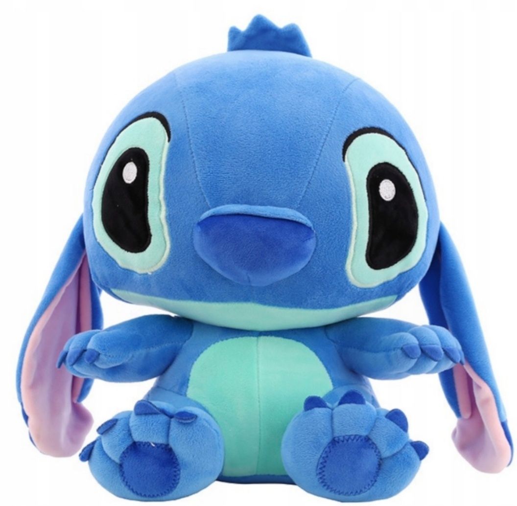 DUŻA MASKOTKA STITCH LILO 60 cm Postać z Bajki Przytulanka Pluszak XXL