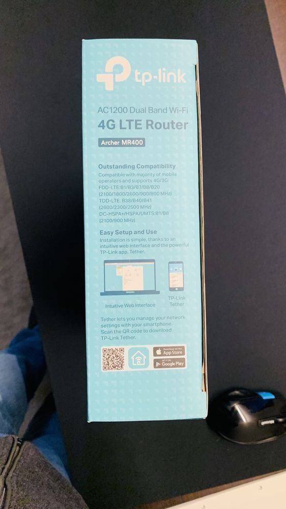 Novo! Tp-Link AC1200 Dual Band 4G LTE Router