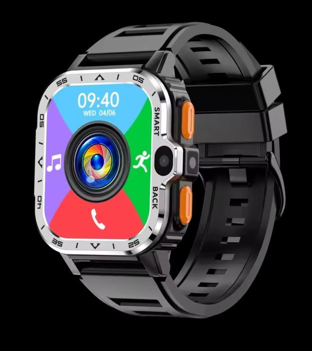 Smartwatch 64Gb SIM dupla câmera fotográfica
