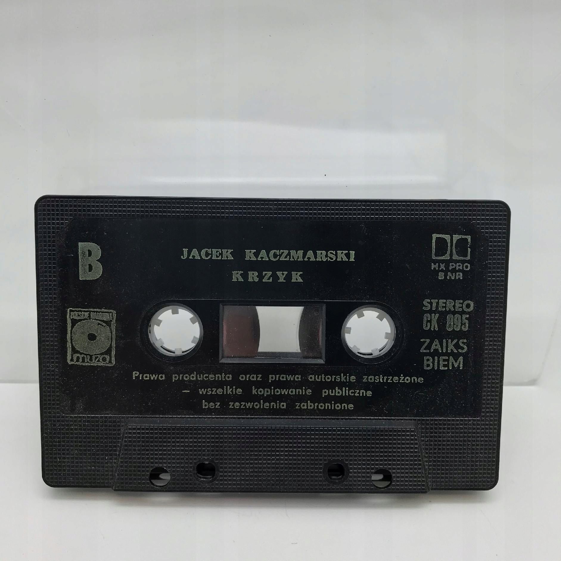 kaseta - jacek kaczmarski - krzyk polska muzyka