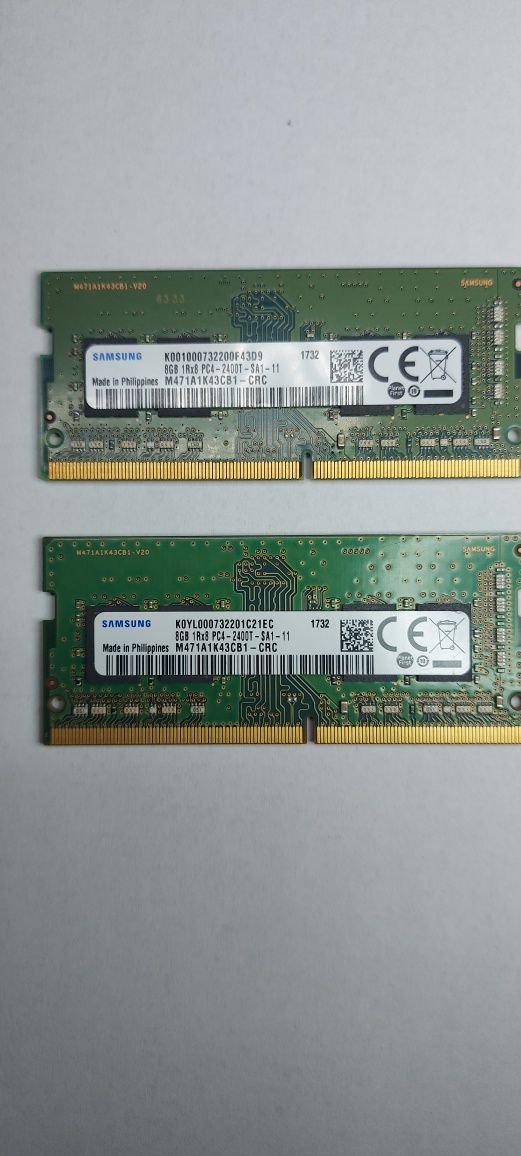 Оперативна пам'ять Samsung  DDR4  8Gb б/в