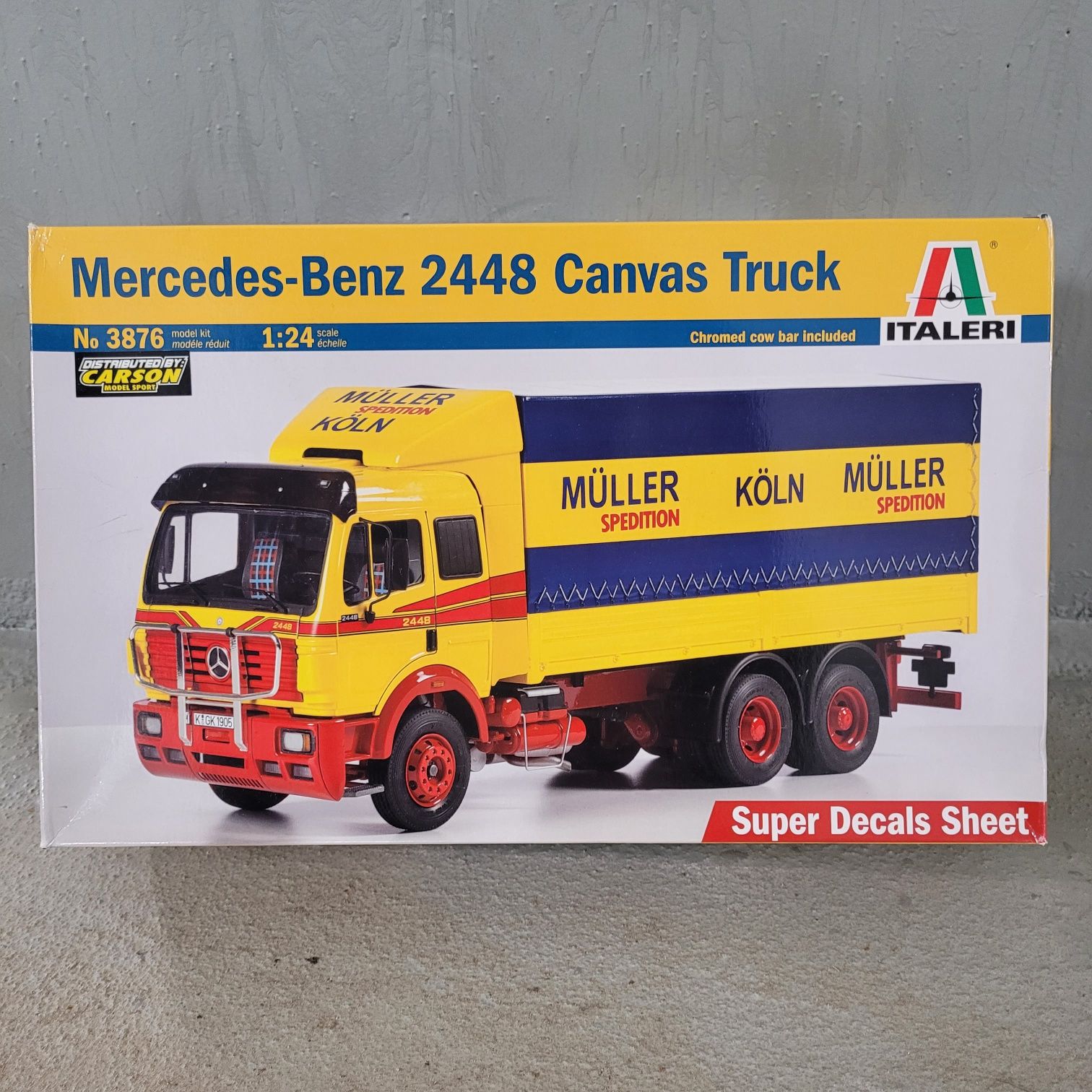 1/24 Italeri Mercedes-Benz 2448 Canvas Truck 1:24 Italeri 3876