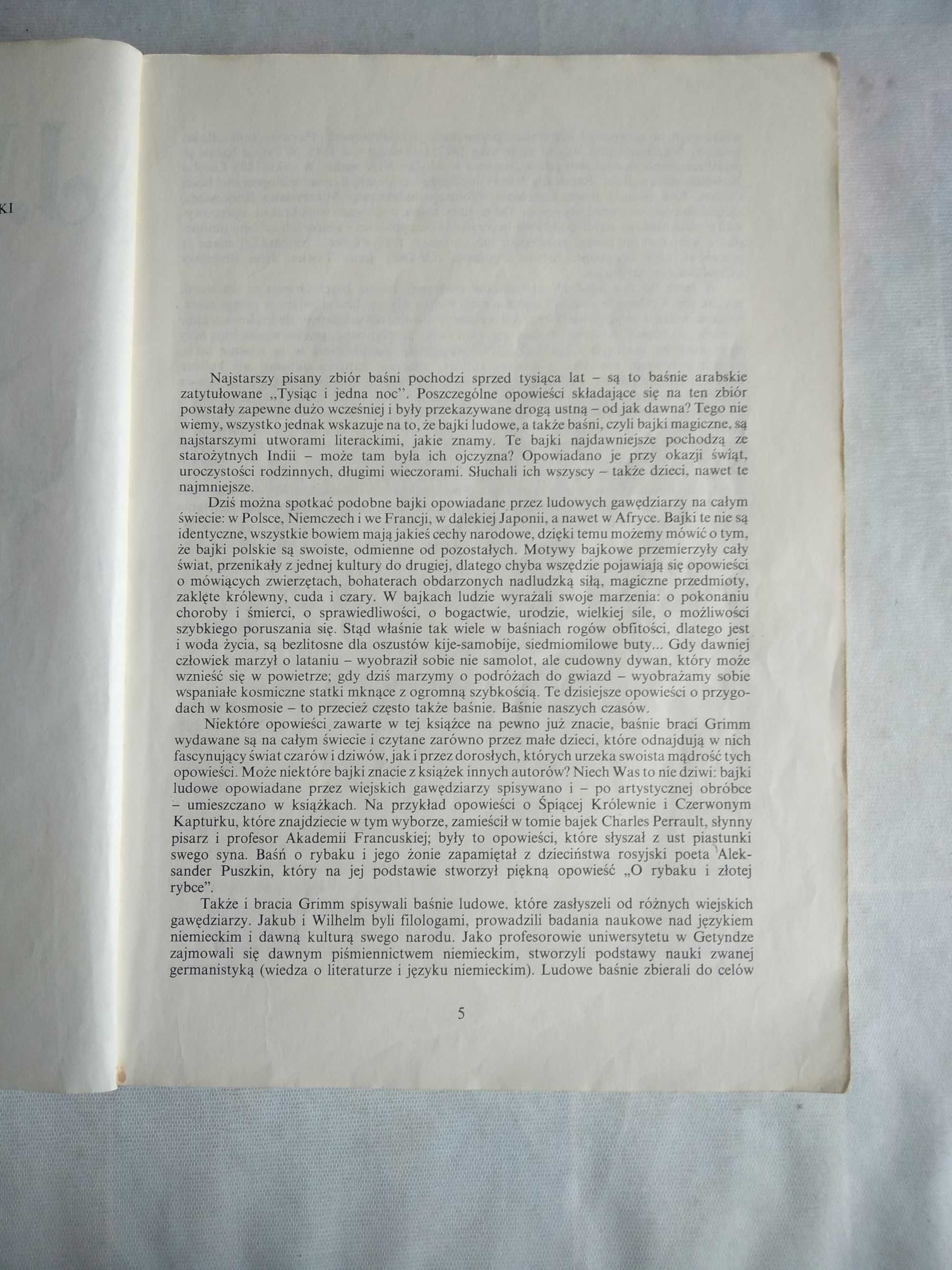"Baśnie wybór" J.W.Grimm