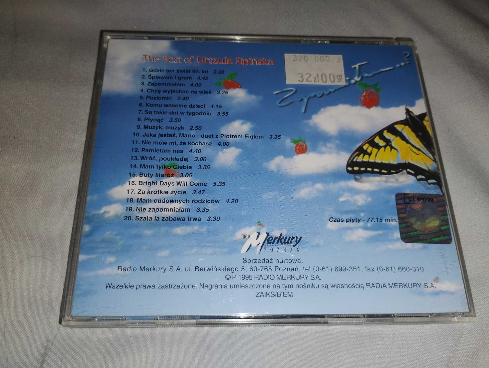 Urszula Sipińska The best of CD