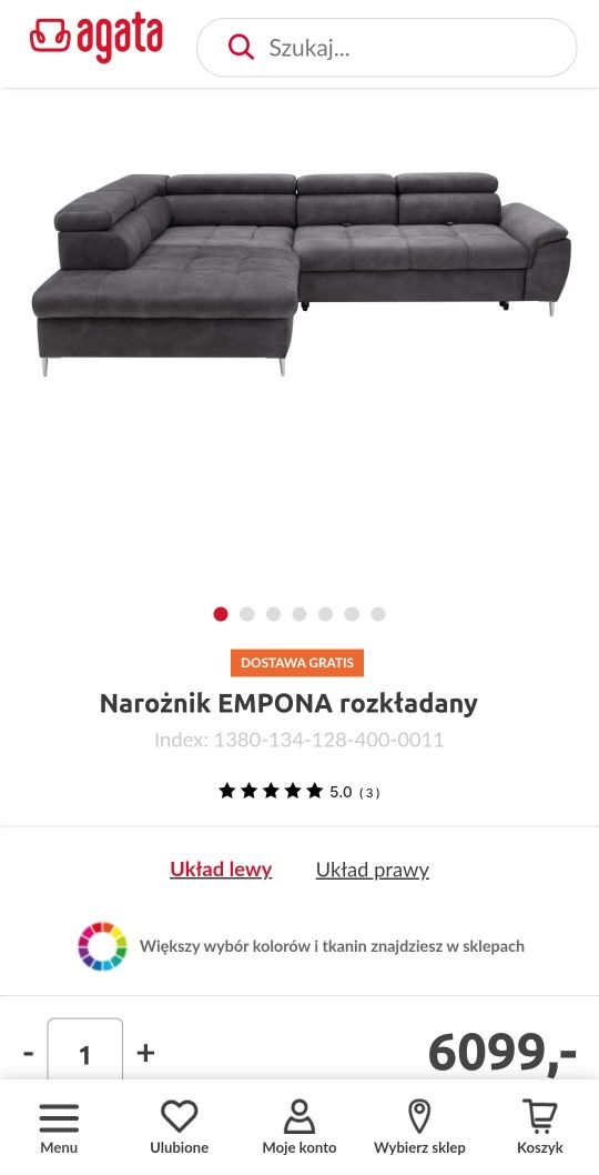 Naroznik empona L wersal