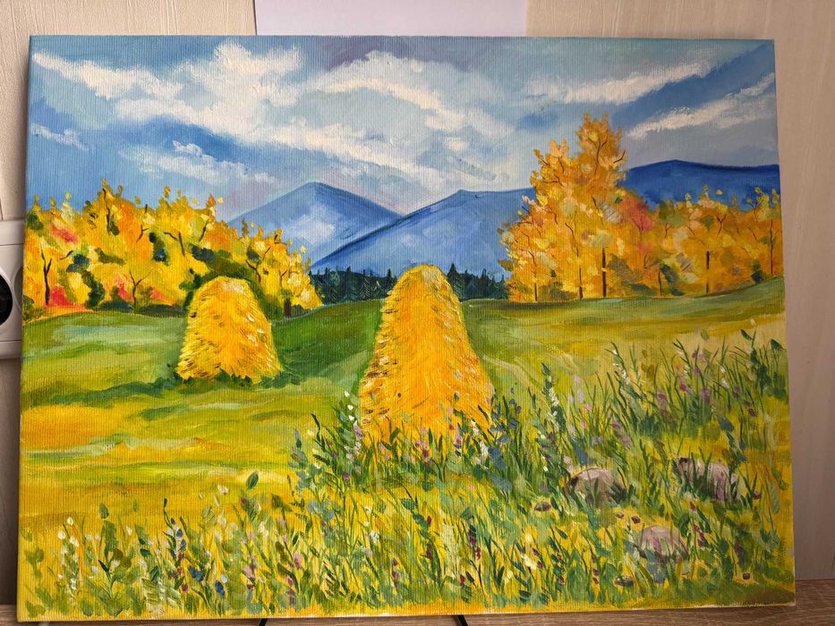 Картина, Карпати, подарунок, олія, 30*40