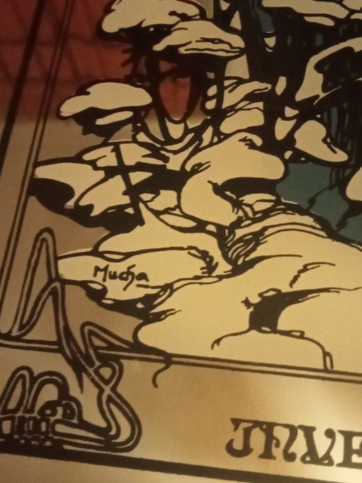 Quatro quadros espalhados verão primavera outono inverno mucha