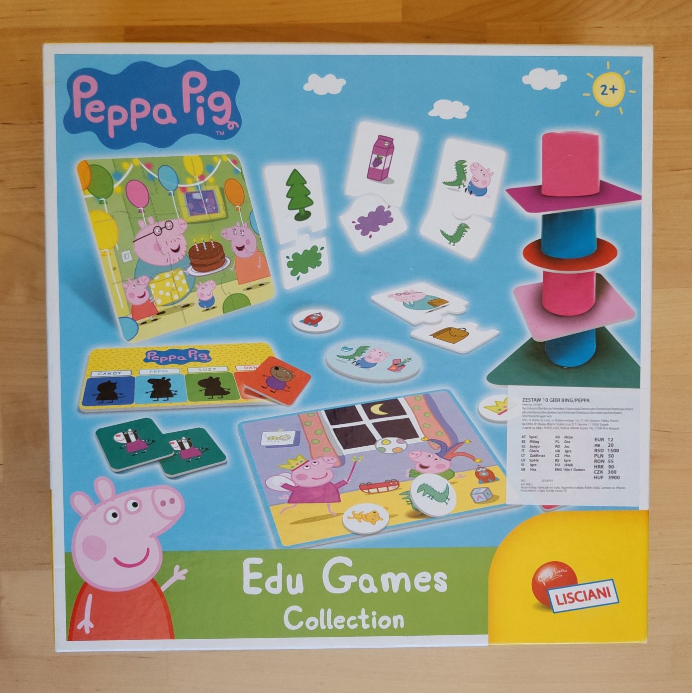 Zestaw gier edukacyjnych/puzzle - Świnka Peppa