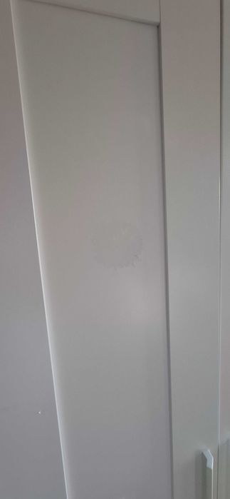 BRIMNES - biała szafa IKEA, 3 drzwi w tym 1 z lustrem