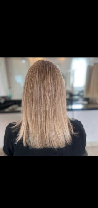 Przedłużanie włosów/zagęszczanie/metoda tape on/keratyna/prostowanie