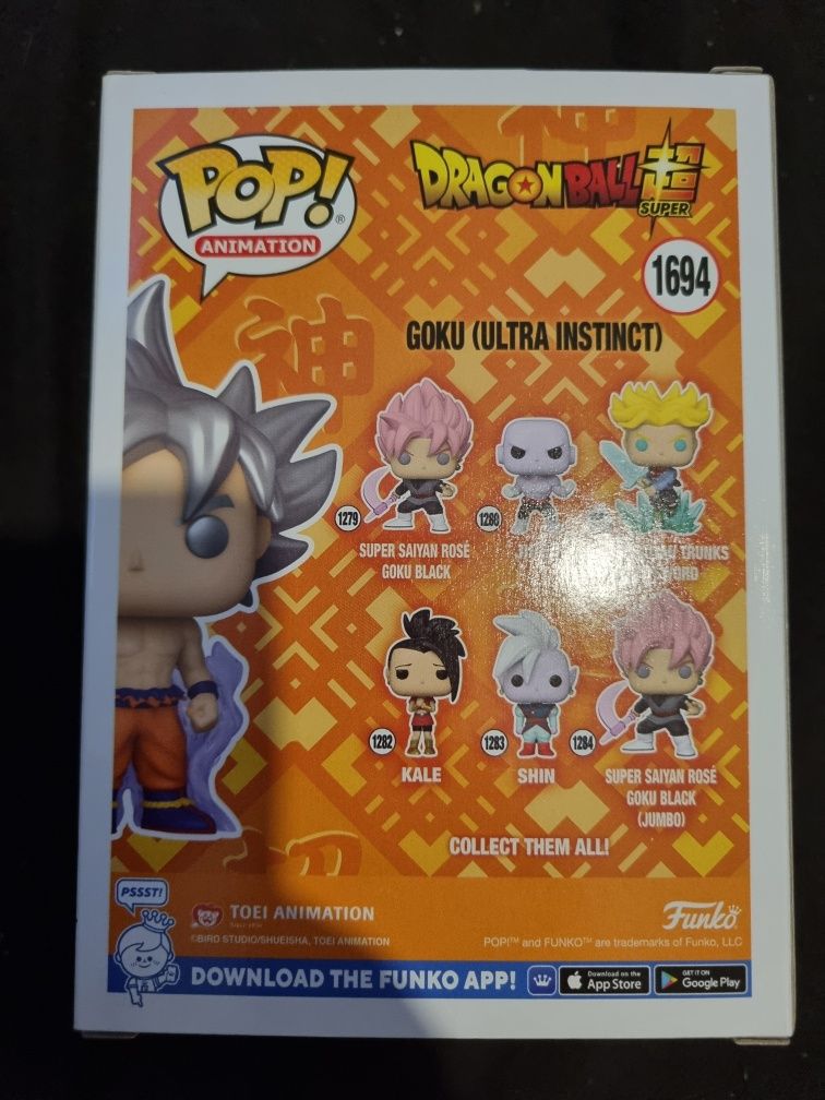 Goku Ultra instinct Funko pop GITD