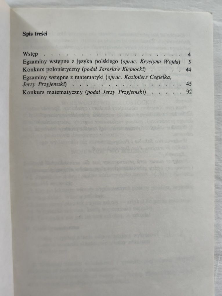 Egzaminy do szkół średnich cz.1.