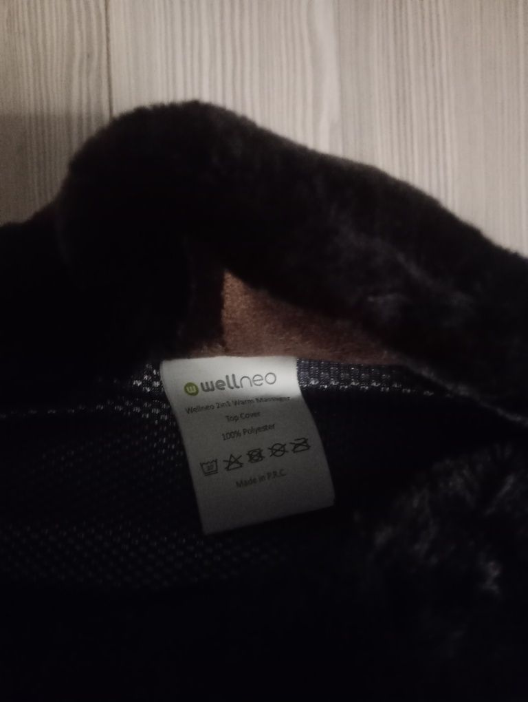 Masażer platformowy do stóp, brzucha, karku, podgrzewacz, Wellneo.
