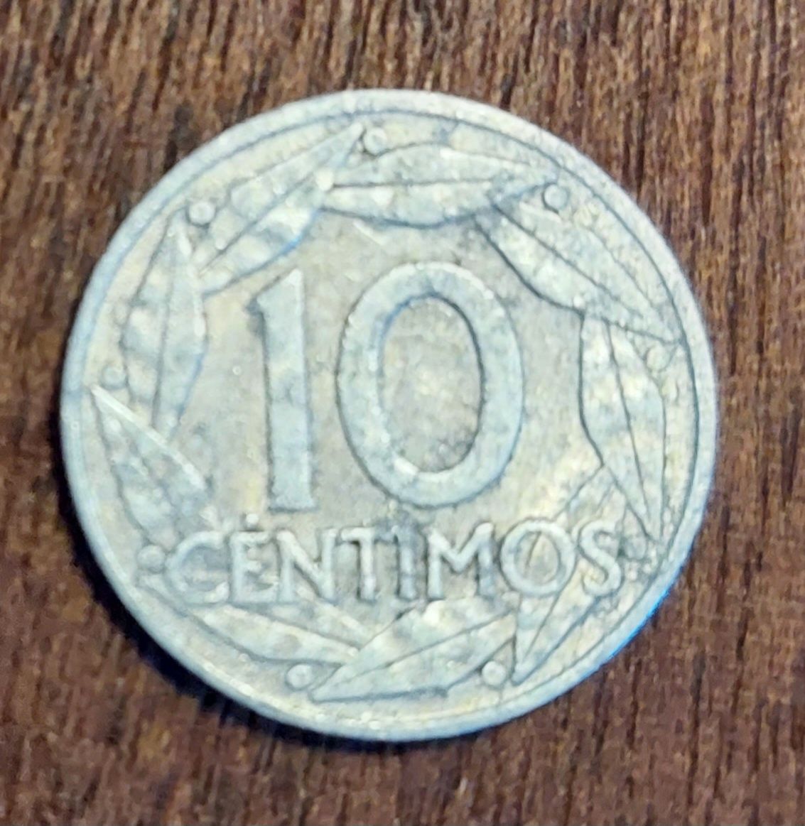 Moeda - 10 cêntimos de Peseta (Francisco Franco) - 1959