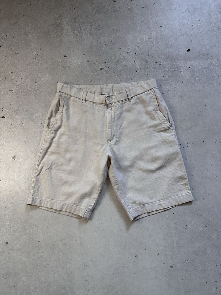 Uniqlo japan old money linen shorts original чоловічі шорти льон