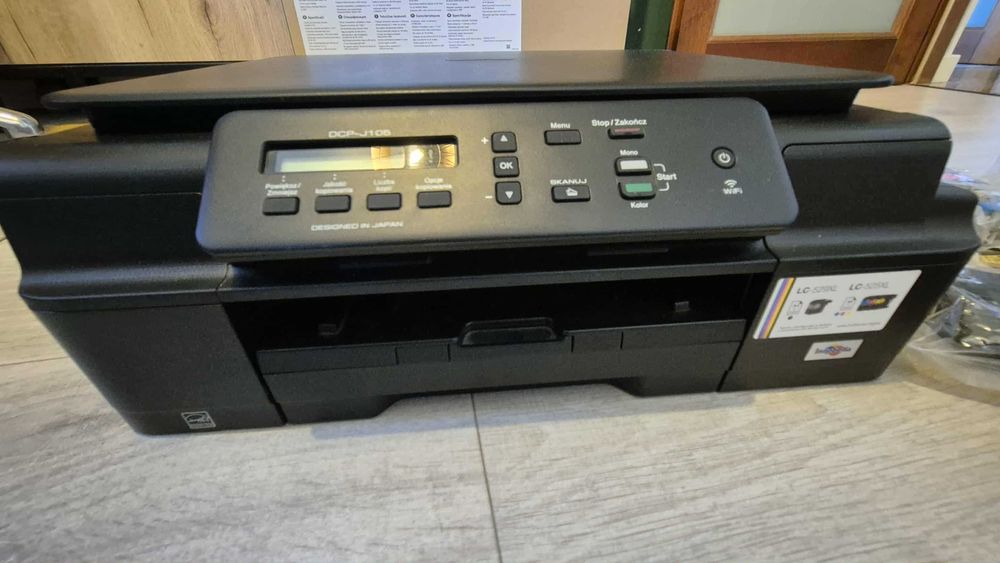 Urządzenie wielofunkcyjne Brother DCP-J105 z WIFI na tanie tusze