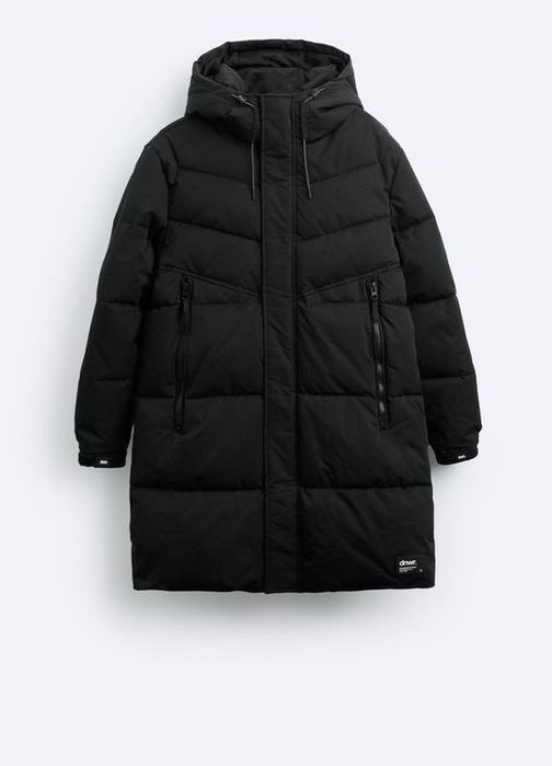 Зимова парка пальто ZARA