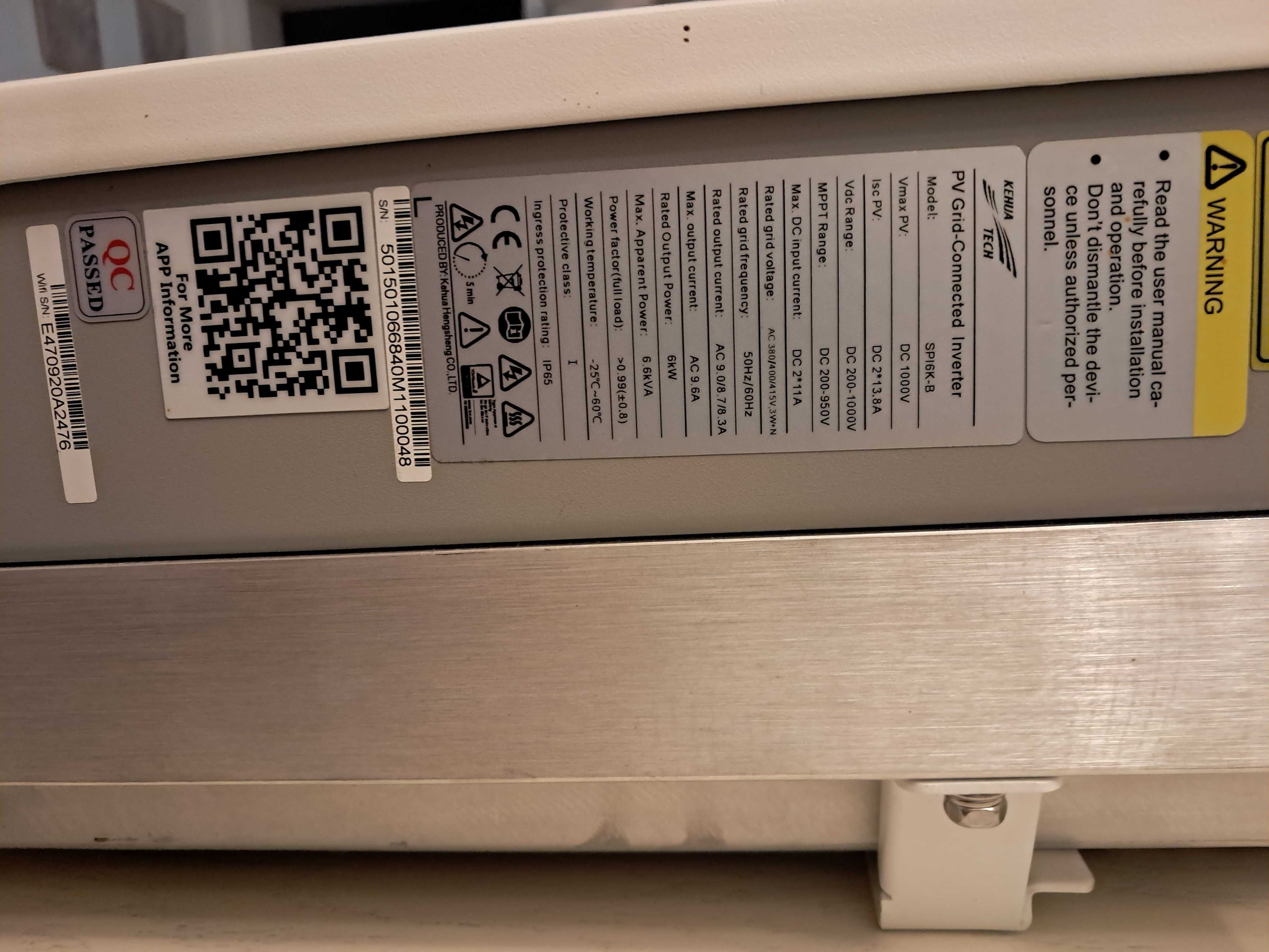 Inwerter Falownik KEHUA Tech SPI6K-B 6kW
