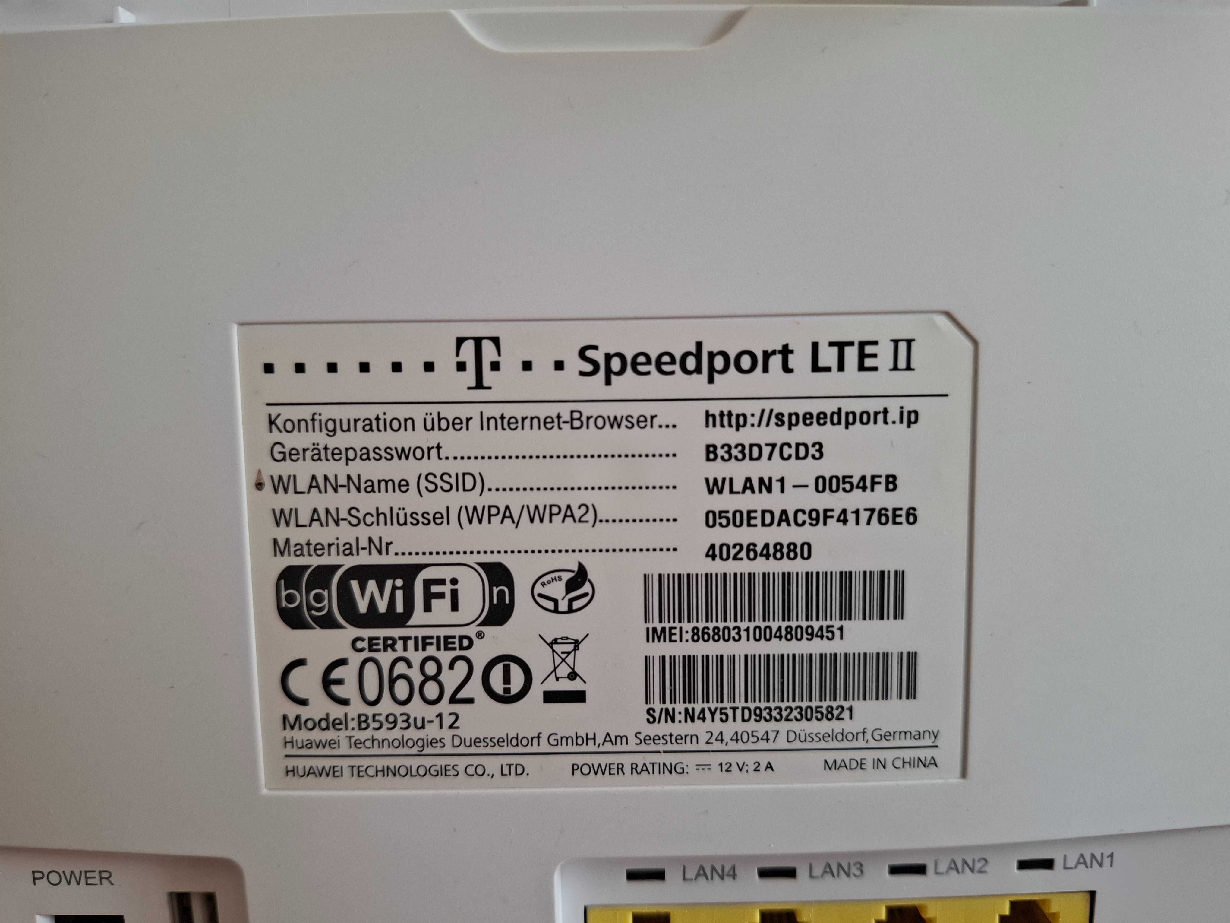 Router LTE WiFi Huawei B593u-12 z wbudowanym modemem 4G LTE