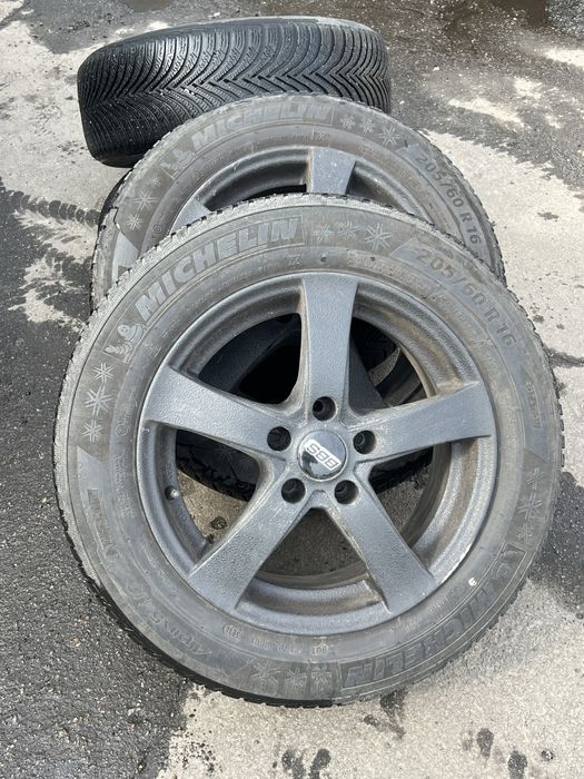 Диски R16 5*112 с зимней резиной Michelin 16 / 205 / 60