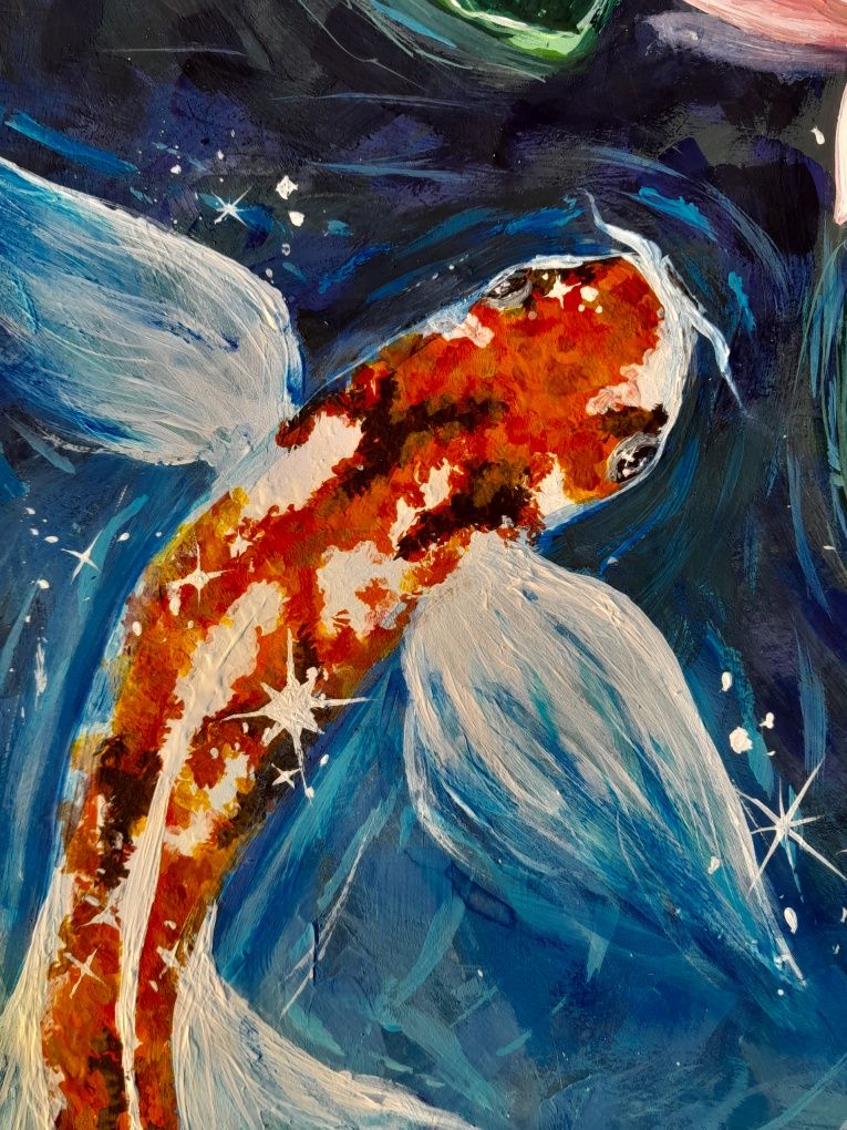 Рыбка Кои (плакат)