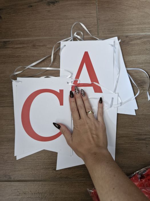 Zaręczyny oświadczyny randka girlanda kocham cię sztuczne Płatki róż