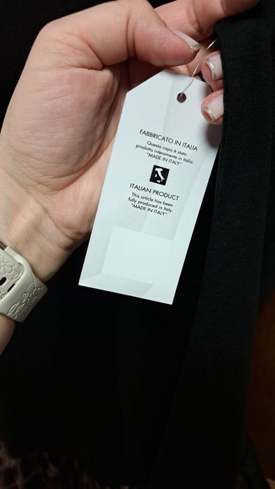 Sukienka podkoszulka bawełna falbanki made in Italy xl 42