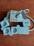 Przedłużacz elastyczny  5 gniazd plus USB