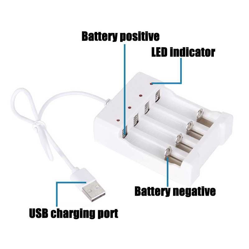 Зарядний USB пристрій для акумуляторів АА: швидко, зручно, безпечно