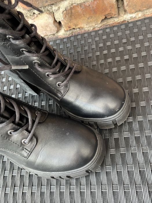Śliczne czarne botki 38 catwalk