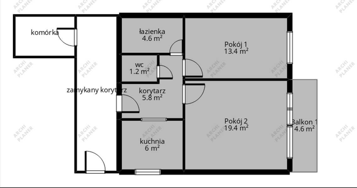 2 pokoje, bez pośredników, Na Skarpie