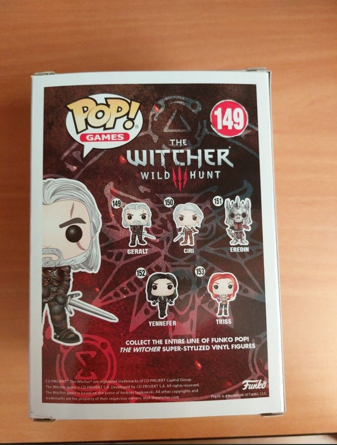 Geralt z Rivii funko pop