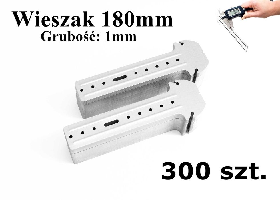 Wieszak KOTWOWY DO PODDASZY MOCNY 180mm grzybek 300szt. 1mm WYSYŁKA!