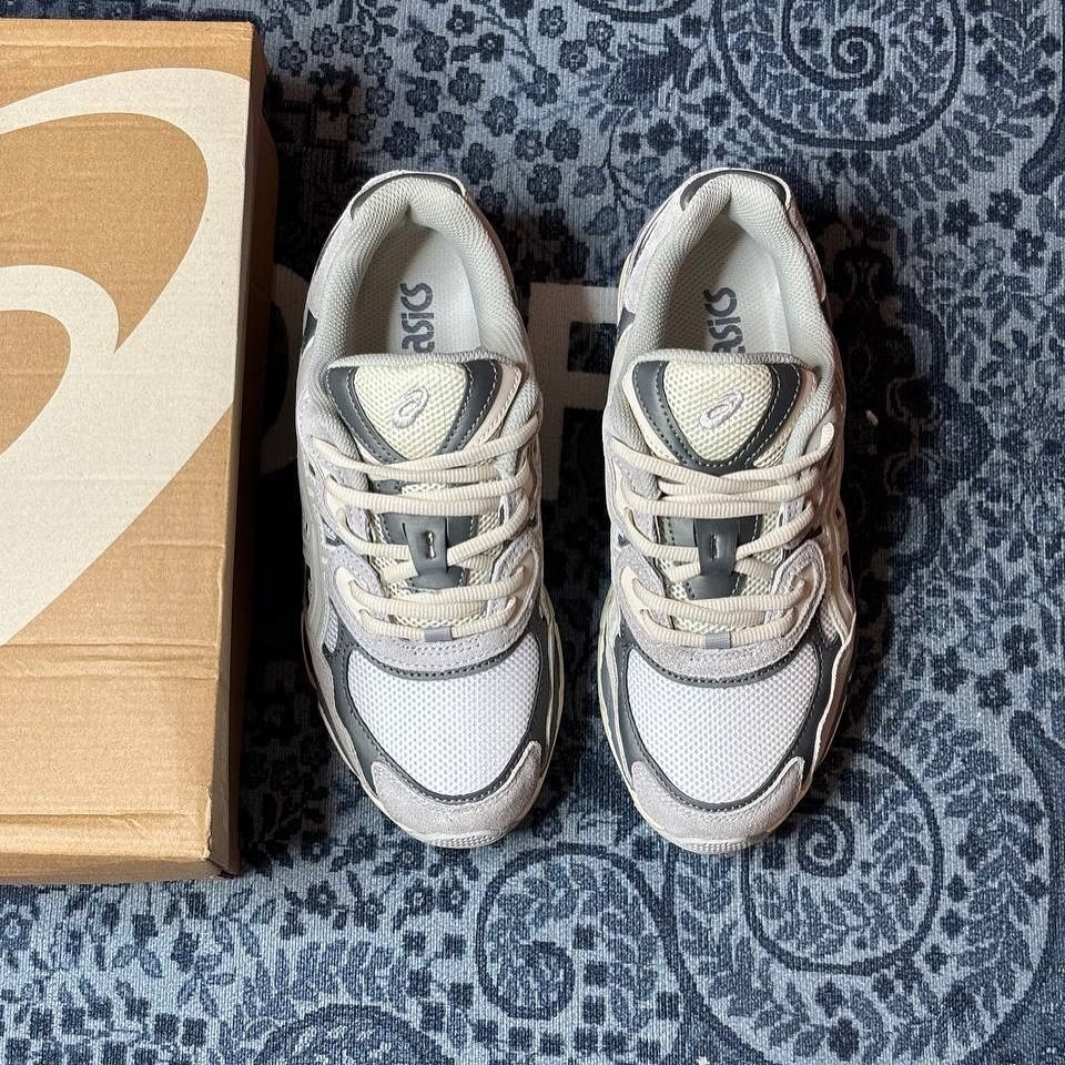 Кросівки Asics Gel NYC Cream Oyster Grey Асікс Сірі