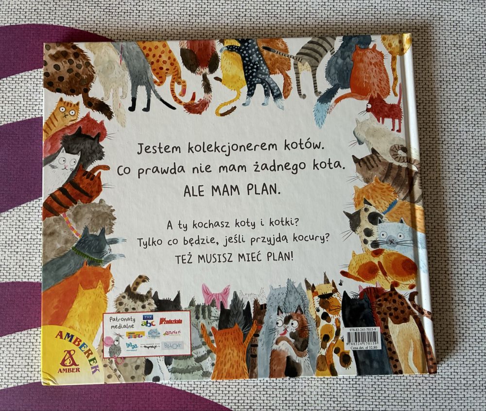 Kotki koty i kocury Amberek ksiazeczka dla dzieci