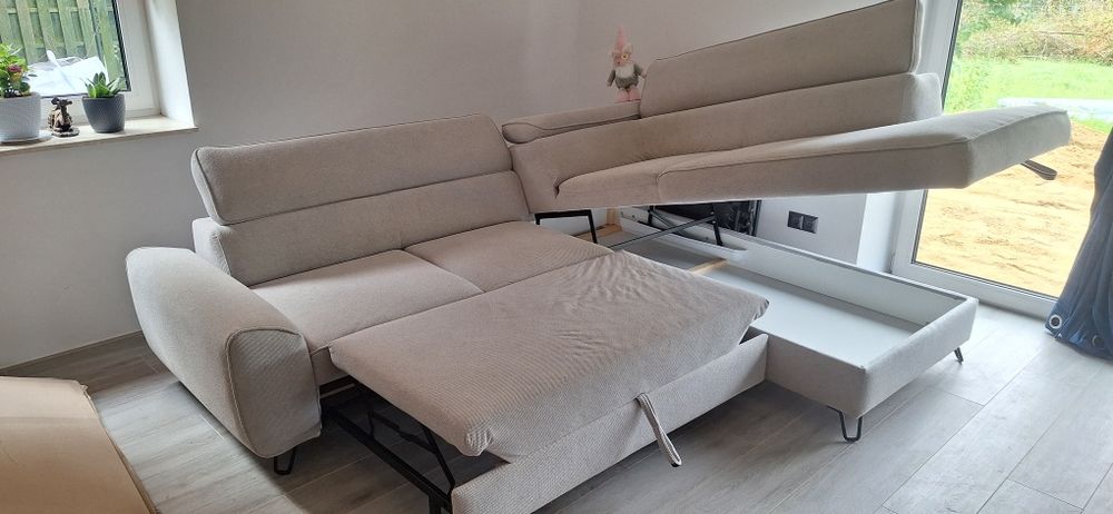 Narożnik z funkcją spania