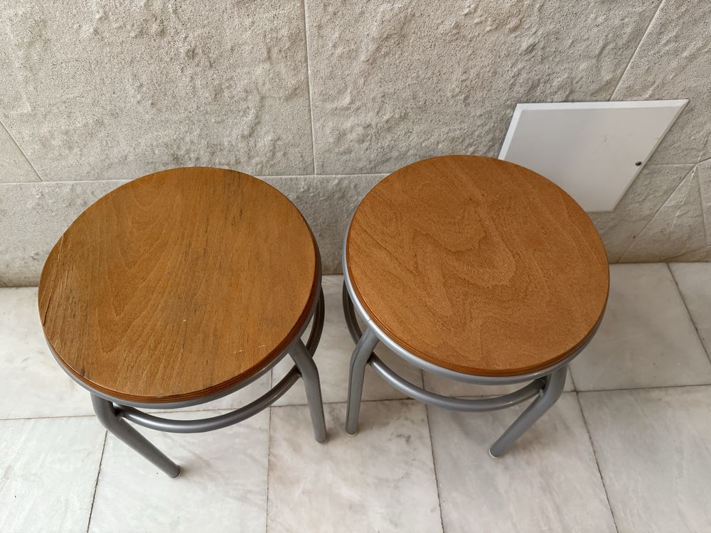 2 bancos cozinha/jardim