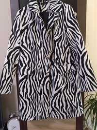 Nowy elegancki płaszczyk. Zebra. XL. S. MORRIS