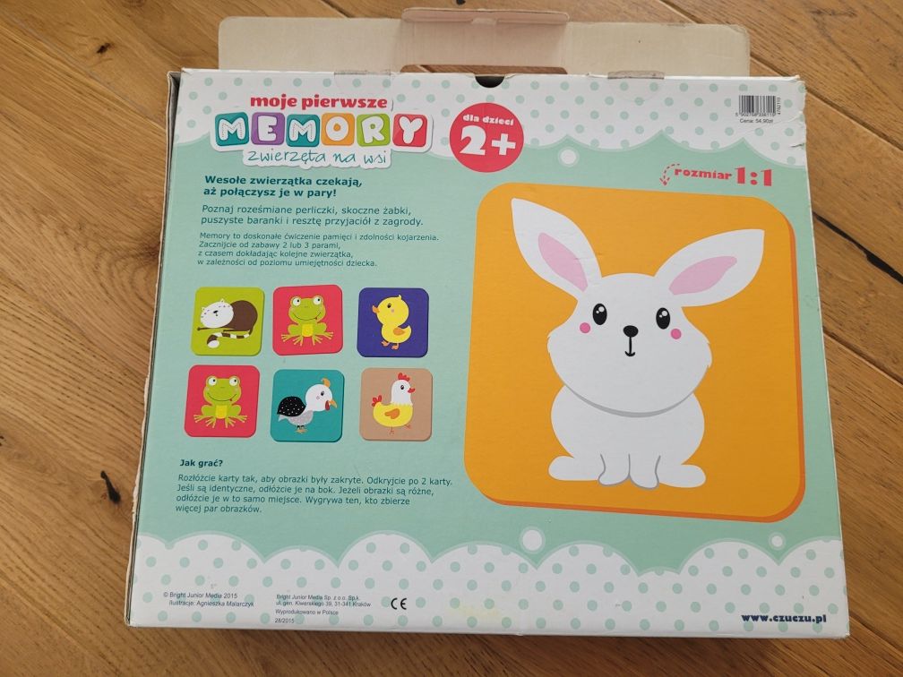 Puzzle Memory gra CzuCzu zwierzątka