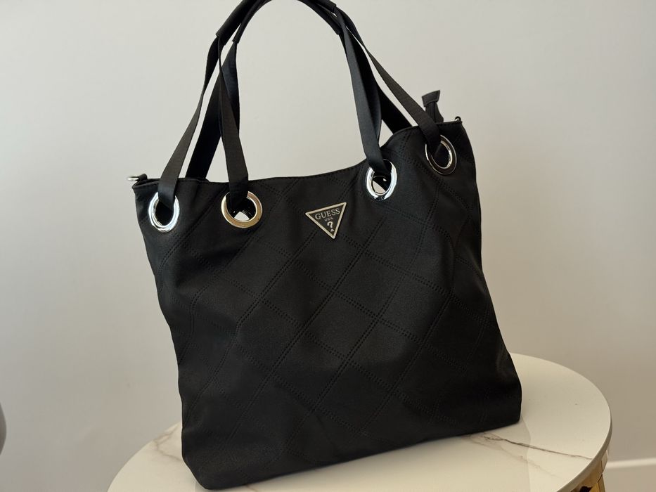 Torebka Shopperka damska Guess czarna Nowa